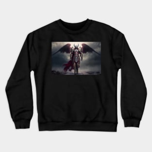 Fire Ruby Archangel Art Crewneck Sweatshirt